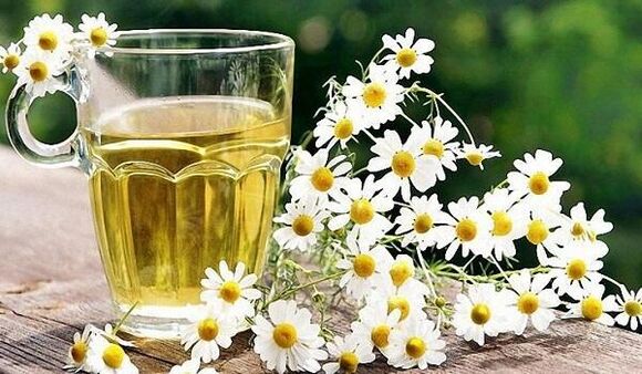 Чай з ромашки для простатиту